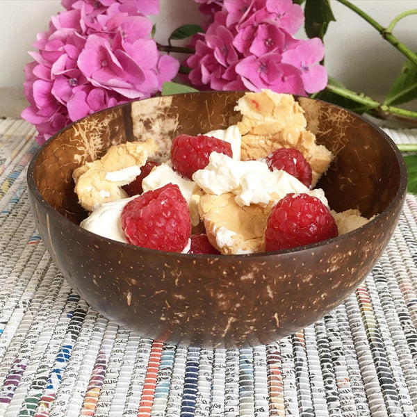 Coconut shell bowls - smooth; 3 sizes