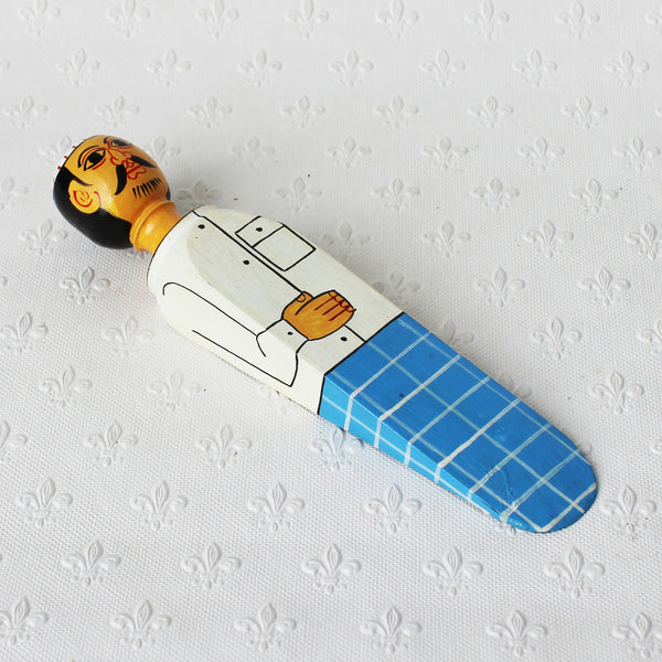 Character doorstops - hand-painted wood; 9 designs