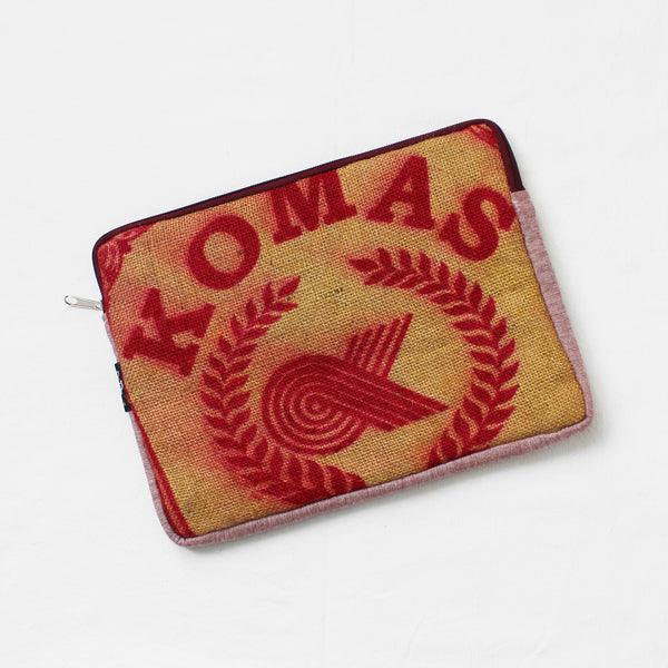 Hessian / jute / burlap laptop sleeve, padded - 3 sizes