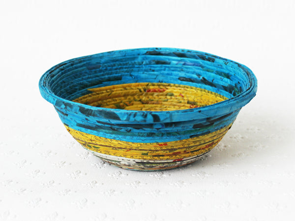 Newspaper bowl - Round, Medium; 9 colours