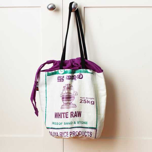 Rice sack drawstring bag - 9 colours