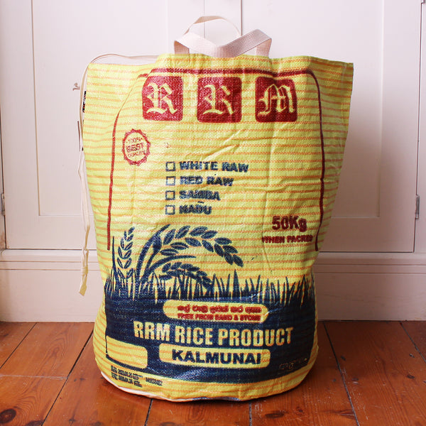 Rice sack laundry bag - 8 variations
