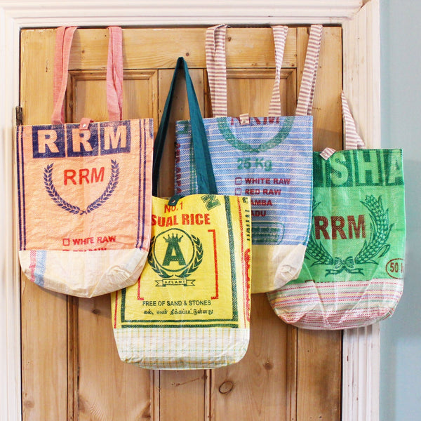 Rice sack shopping bag - 8 variations