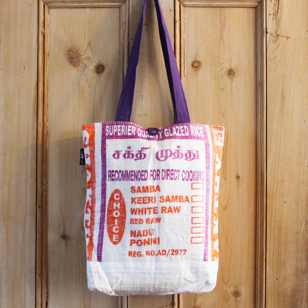 Rice sack shopping bag - 8 variations