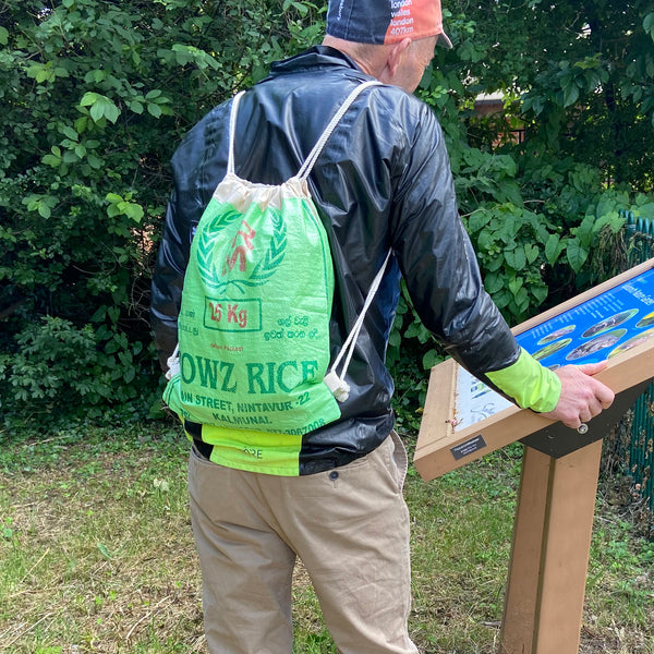 Rice sack drawstring backpack - 7 colours