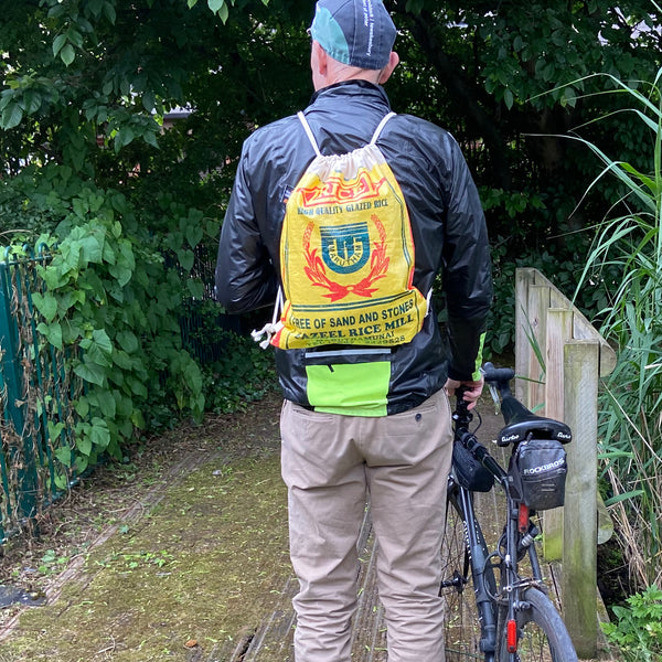 Rice sack drawstring backpack - 7 colours