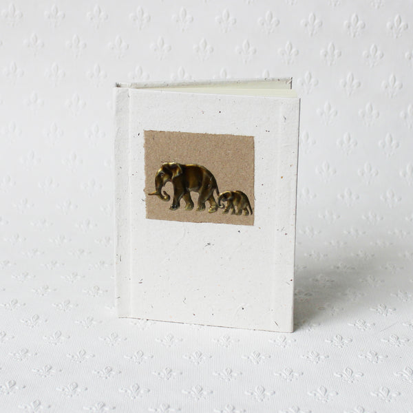 Notebooks made from elephant dung paper