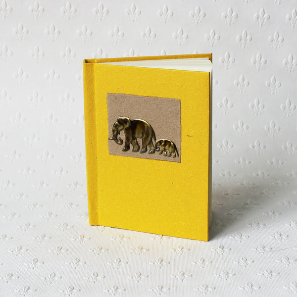 Notebooks made from elephant dung paper