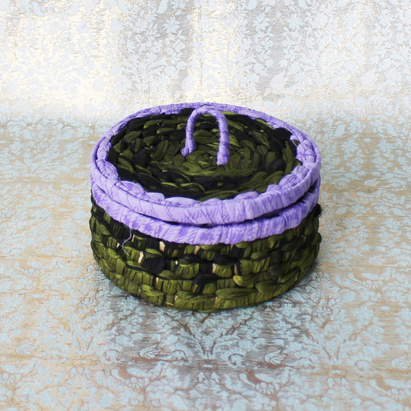 Sari trinket baskets - 8 colours