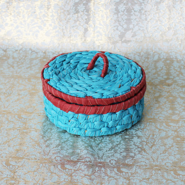 Sari trinket baskets - 8 colours