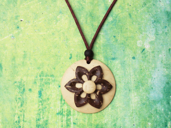 Coconut shell pendants - 9 designs