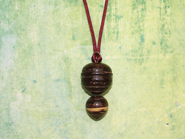 Coconut shell pendants - 9 designs