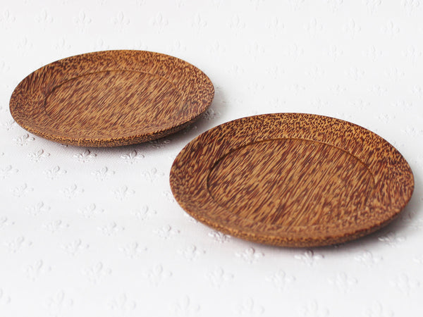 Coconut wood side plate