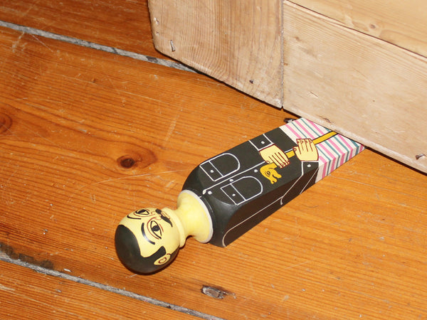 Character doorstops - hand-painted wood; 9 designs