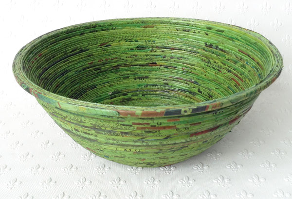 Newspaper bowl - Round, Large; 9 colours