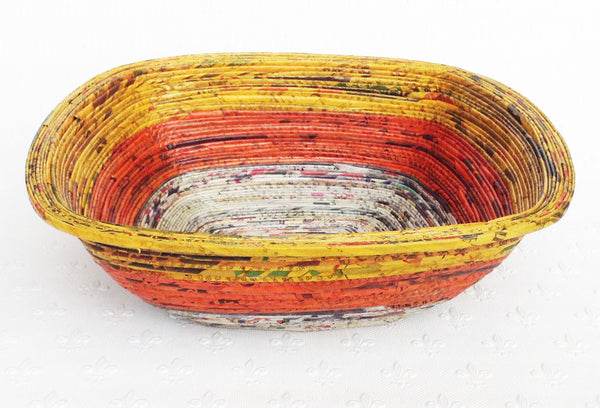 Newspaper bowl - Square, Large; 7 colours