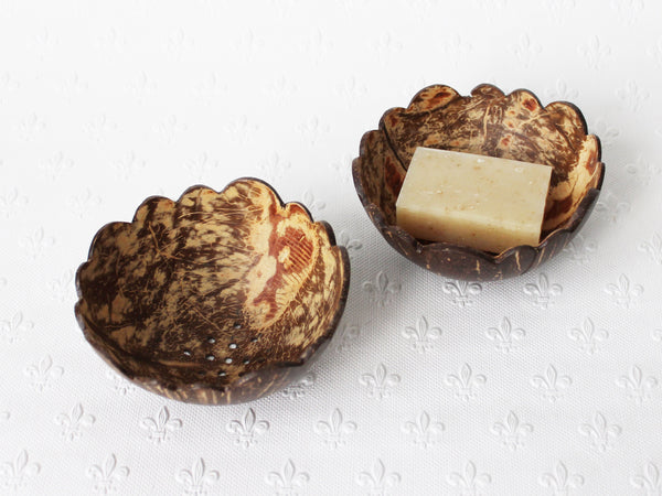 coconut shell soap dishes
