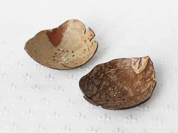 coconut shell soap dishes