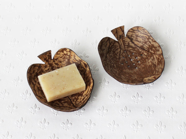 coconut shell soap dishes