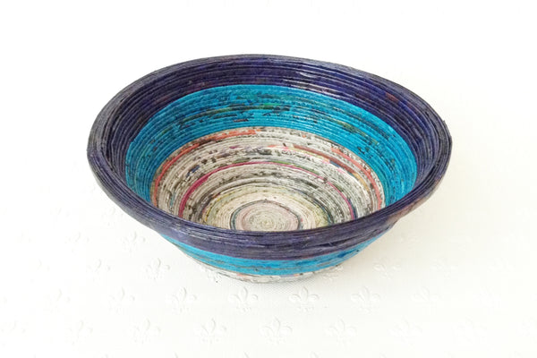 Newspaper bowl - Round, Medium; 9 colours