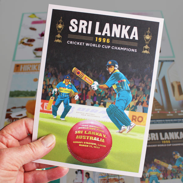 Sri Lankan art print postcards