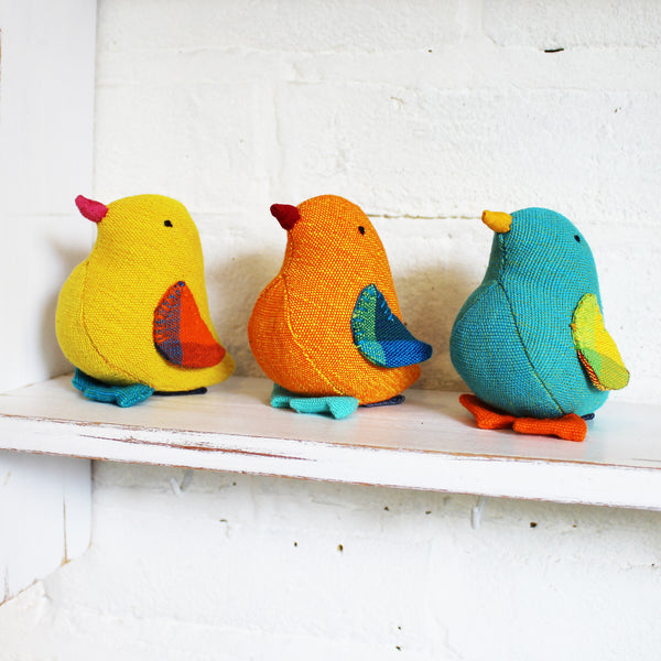 Easter chick fabric ornaments
