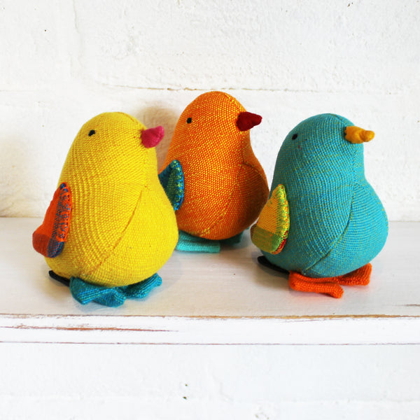 Easter chick fabric ornaments
