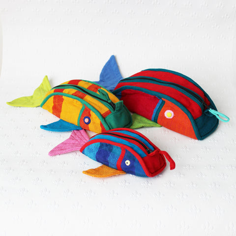 Barefoot fish purses - 3 sizes