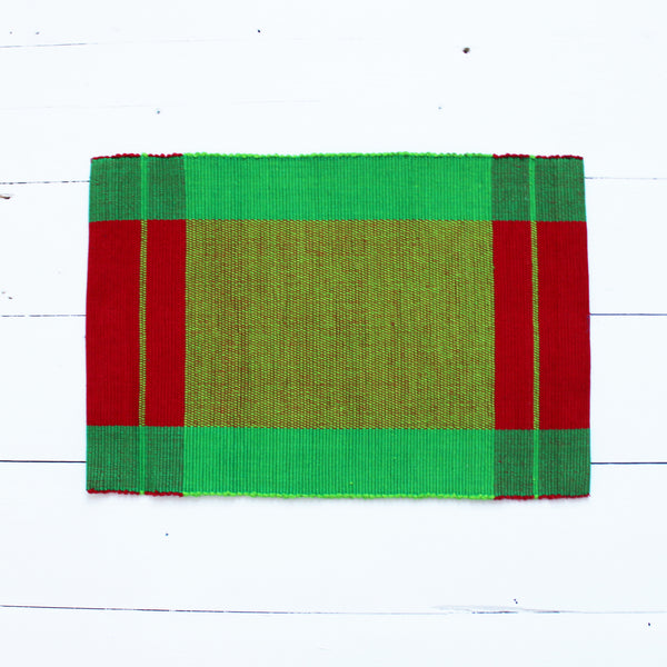 Barefoot handloom table placemats - 2 colours