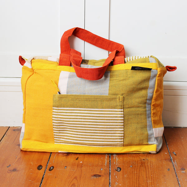 Barefoot handwoven weekend bag, standard - 5 colours