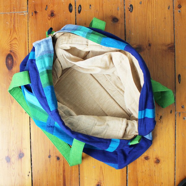 Barefoot handwoven weekend bag, Large - 4 colours