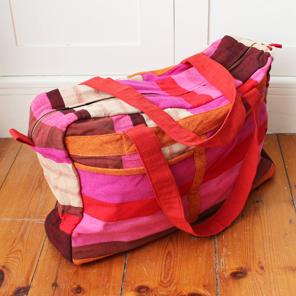 Barefoot handwoven weekend bag, Large - 4 colours