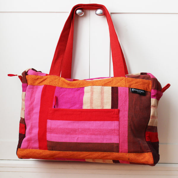 Barefoot handwoven weekend bag, Large - 4 colours