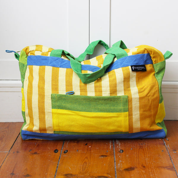 Barefoot handwoven weekend bag, Large - 4 colours