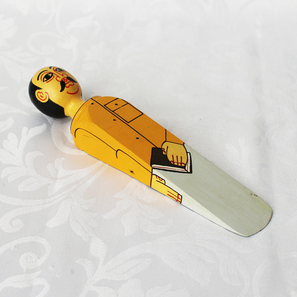 Character doorstops - hand-painted wood; 10 designs
