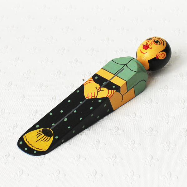 Character doorstops - hand-painted wood; 10 designs