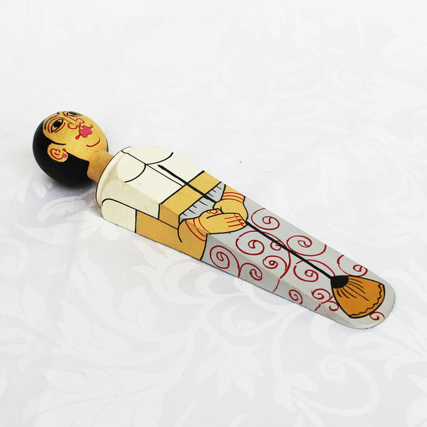 Character doorstops - hand-painted wood; 10 designs