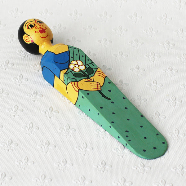 Character doorstops - hand-painted wood; 8 designs