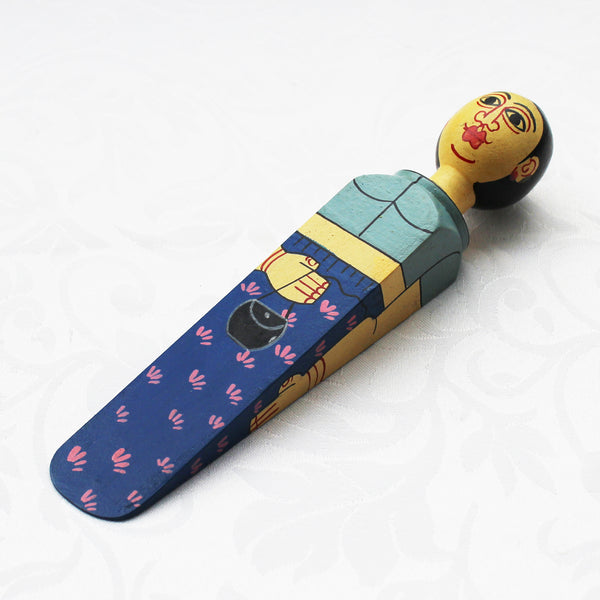 Character doorstops - hand-painted wood; 10 designs