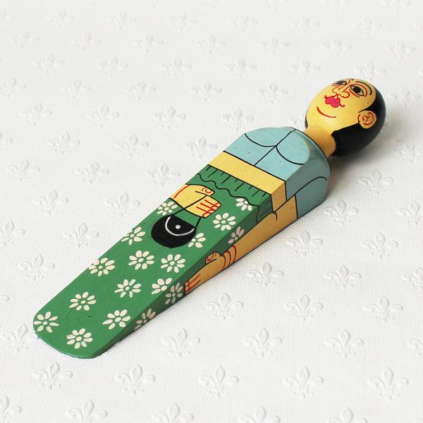 Character doorstops - hand-painted wood; 10 designs