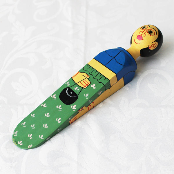 Character doorstops - hand-painted wood; 8 designs