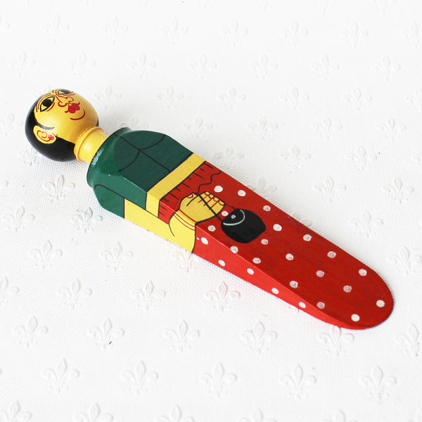 Character doorstops - hand-painted wood; 8 designs