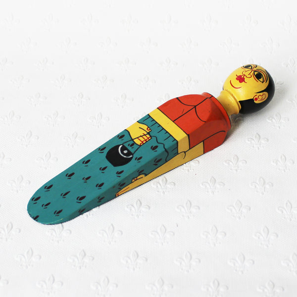 Character doorstops - hand-painted wood; 8 designs