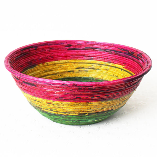 Newspaper bowl - Round, Large; 9 colours