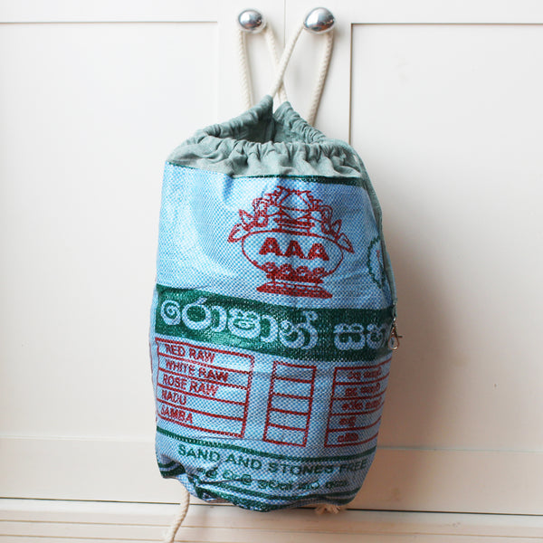 Rice sack drawstring duffel bag - 5 colours