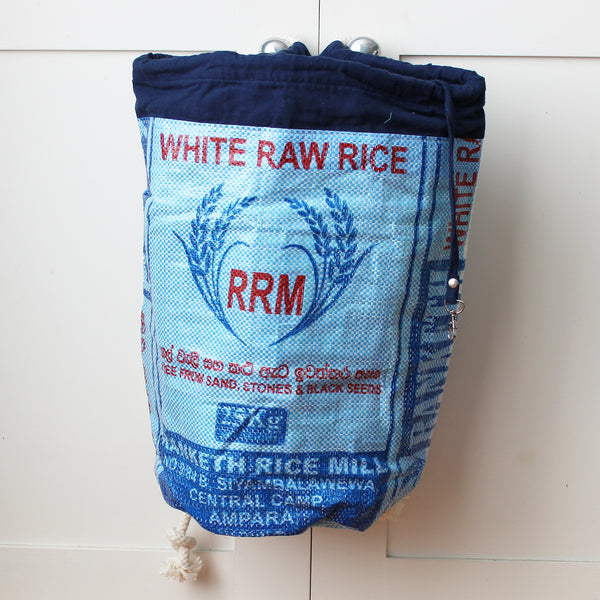 Rice sack drawstring duffel bag - 6 colours