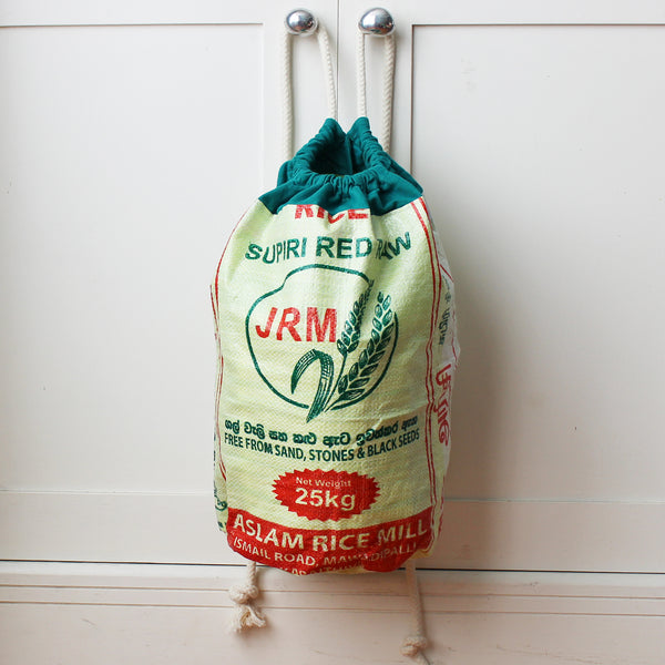 Rice sack drawstring duffel bag - 5 colours