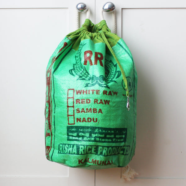 Rice sack drawstring duffel bag - 5 colours