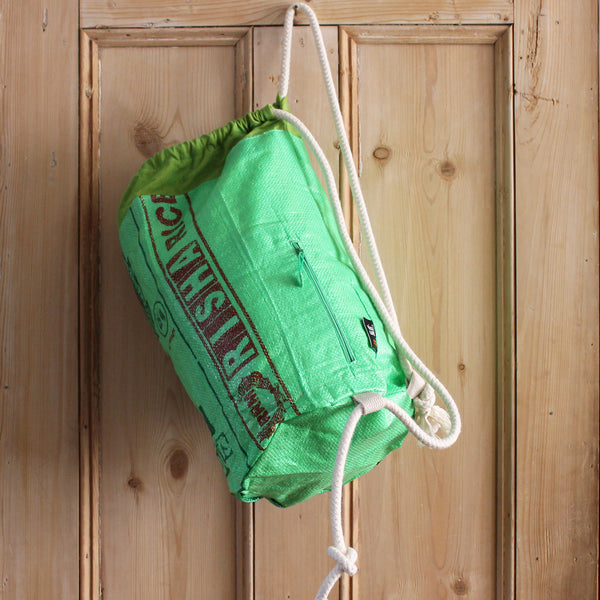 Rice sack drawstring duffel bag - 5 colours