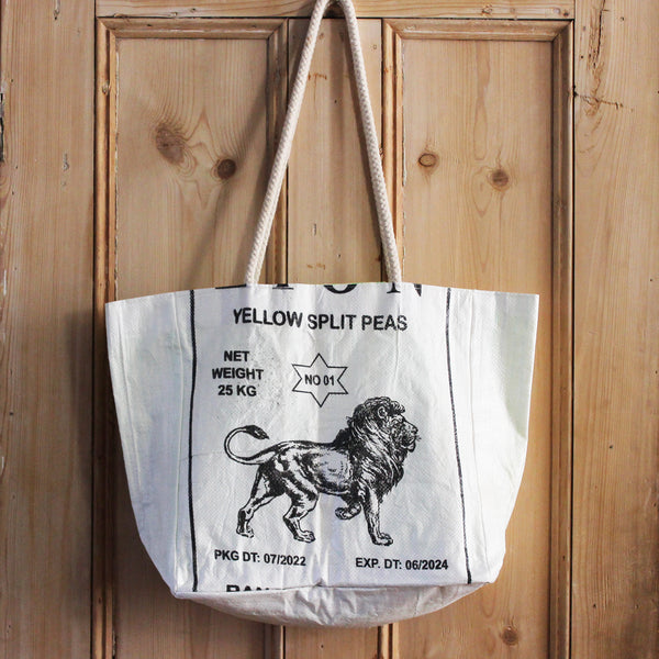 Rice sack beach tote bag - 9 designs